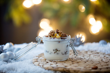 Homemade yogurt or sour cream