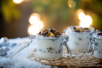 Homemade yogurt or sour cream