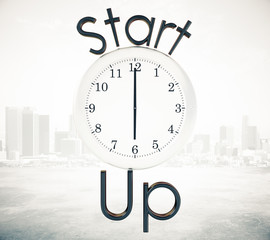 Startup and time management concept
