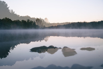 Lakefront Double Exposed