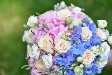 Wedding bouquet of the bride