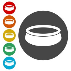 Swimming pool flat icon 