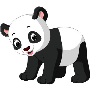 Cute panda cartoon


