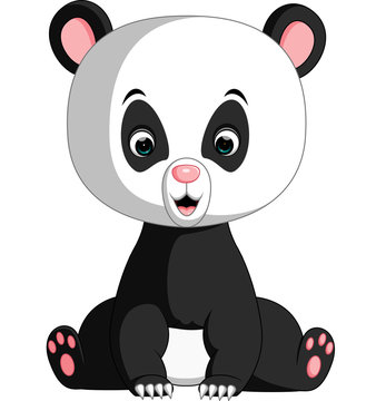Cute panda cartoon

