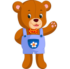 Cute bear cartoon

