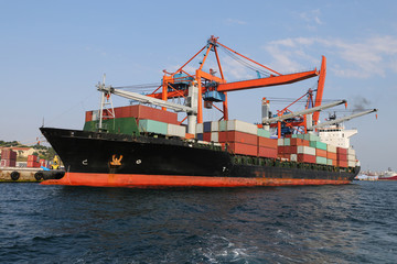 Container Ship in port