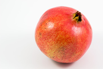Fototapeta na wymiar pomegranate fruit on white background.