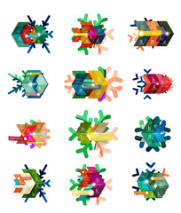 Christmas sale stickers and labels