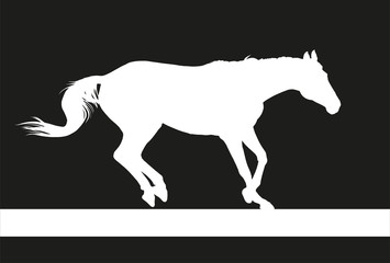 horse silhouette