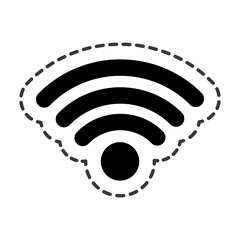 wifi connection isolated icon vector illustration design