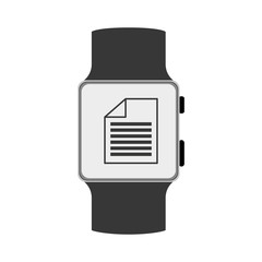 Wearable smart technology icon vector illustration graphic design