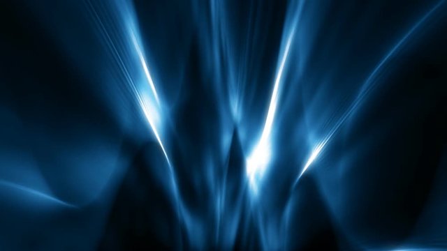 Blue abstract aurora background animation