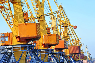 Port cargo crane