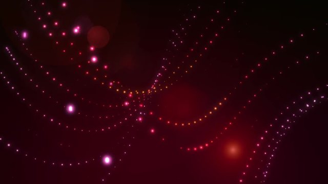 Shiny lights abstract background animation