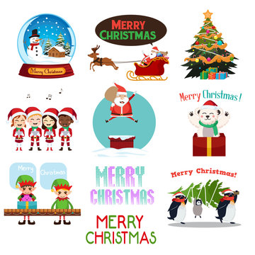 Christmas Icons and Cliparts