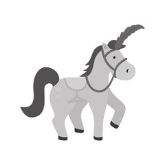 isolated horse cartoon icon vector illustration graphic design