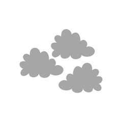 Clouds weather sky icon vector illustration graphic design