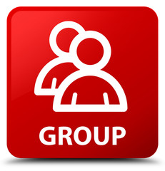Group red square button