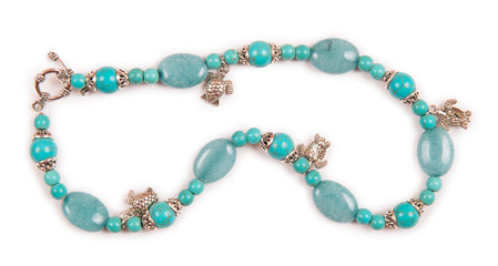 Nice jewellery isolated on the white background
