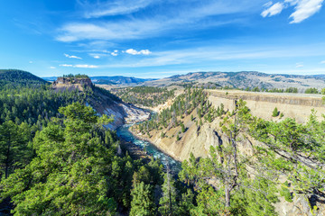 Fototapeta na wymiar Yellowstone River Landscape