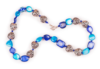 Nice jewellery isolated on the white background