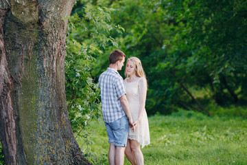 Naklejka premium couple in love