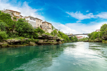 Historical center in Mostar