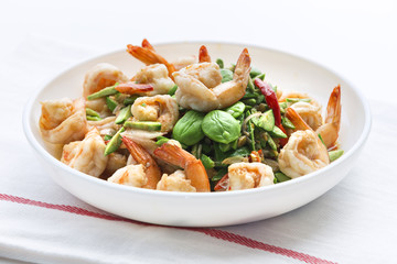 Stink Beans or Sato fried with Shrimp