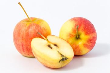Isolated of apple on white background