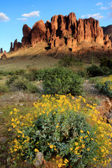 Sunset at the Superstition Mountains