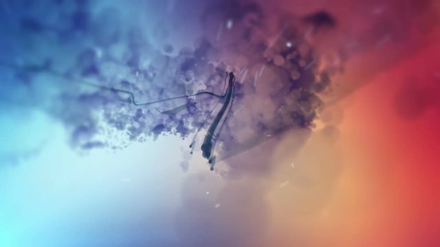 Abstract shapes 3d background animation