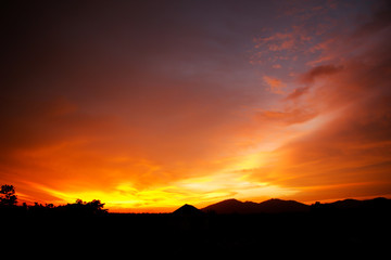 background of sunset  .