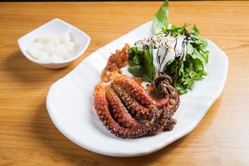 octopus with chicken, 문어치킨