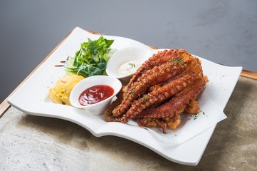 octopus with chicken, 문어치킨