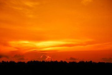 background of sunset  .