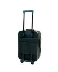 Open black luggage.