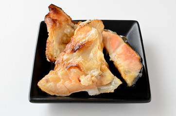 鮭カマの塩焼き