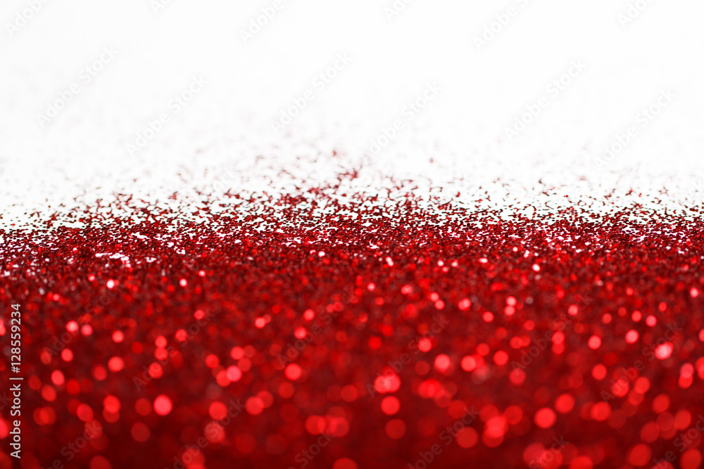 Poster red tone blur bokeh light background