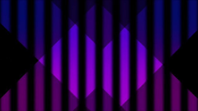 Abstract Music Video Animation With Shiny Lights