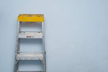 An Aluminium ladder for a higher jobs for technician, mechanic, artisan, engineer, craftsman and etc. © thaiprayboy