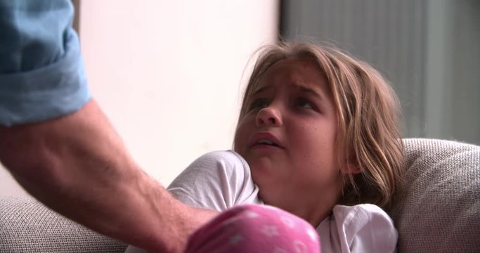 Daughter Suffering Domestic Abuse From Violent Father