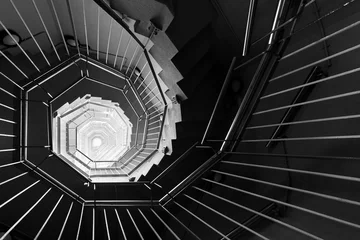 Peel and stick wallpaper Stairs Spiral staircase
