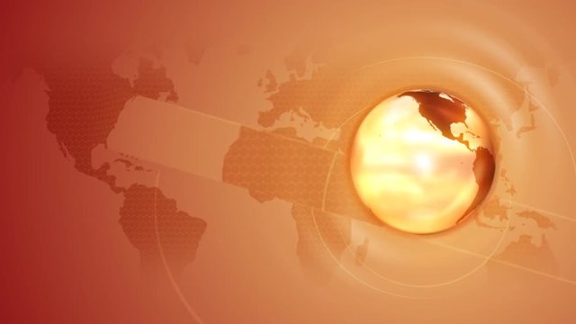 Rotating globe background animation