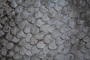 Abstract Fish scale texture, white background,scale pattern © KUMMAI