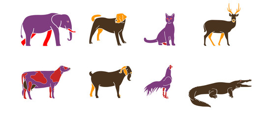 animal silhouette part I