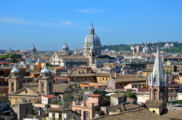 Fototapeta na wymiar Roman Catholic Churches in Rome