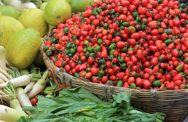 fresh vegetables selling at the street shop