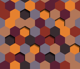 Seamless colorful abstract retro background