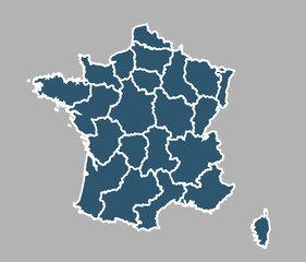map of french regions