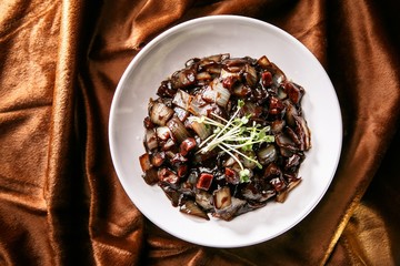 jajangmyeon, black-bean-sauce noodles, 짜장면